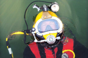 Len in Diving Gear